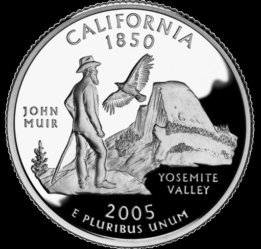 La pièce de San Andreas émise en **2005**.
